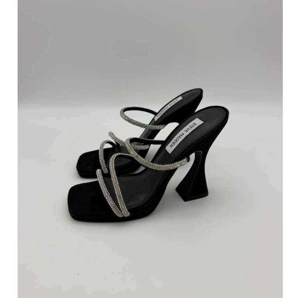 Steve Madden Rhinestone Strappy Heeled Sandals - Size 7.5 - NWT